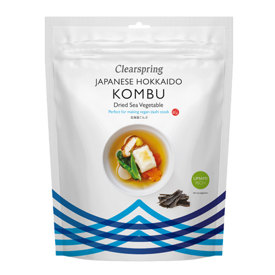 Kombu αποξηραμένα Χόρτα Θαλάσσης (40γρ) - Clearspring
