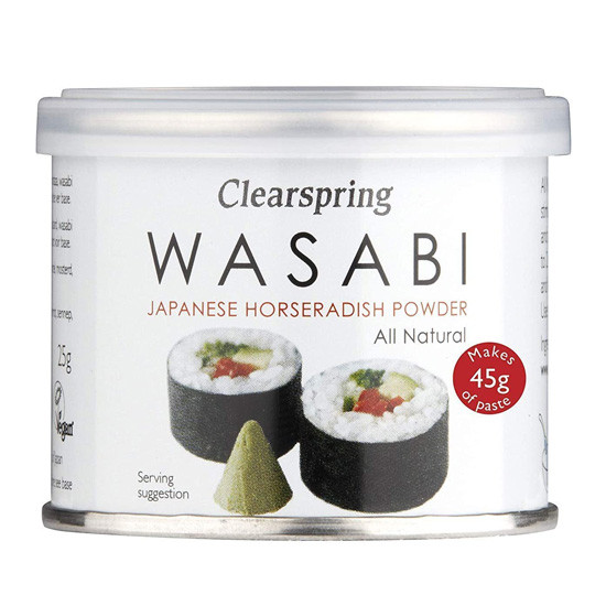 Wasabi Καυτερό Αγριοράπανο σε σκόνη (25γρ) - Clearspring