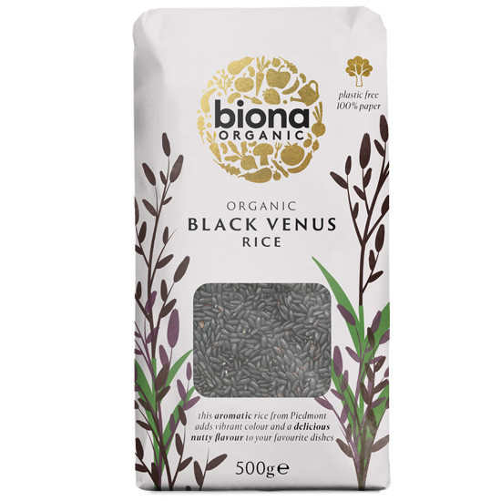 Μαύρο Ρύζι Ολικής Black Venus (500γρ) - Biona