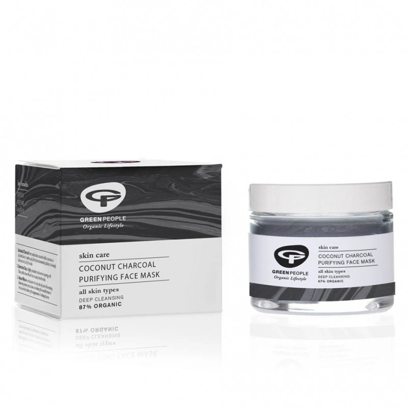 Μάσκα Καθαρισμού με Καρύδα   Άνθρακα  Coconut Charcoal Purifying Face Mask 50ml - Green People