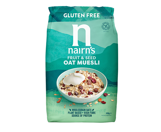 Μούσλι Βρώμης Χωρίς Γλουτένη Fruit   Seed 450 gr - Nairn's