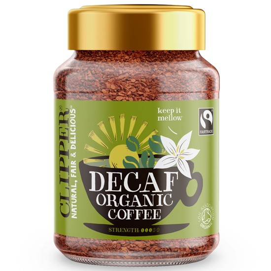 Ντεκαφεϊνέ Στιγμιαίος Καφές freeze dried - Decaf (100γρ) - Clipper