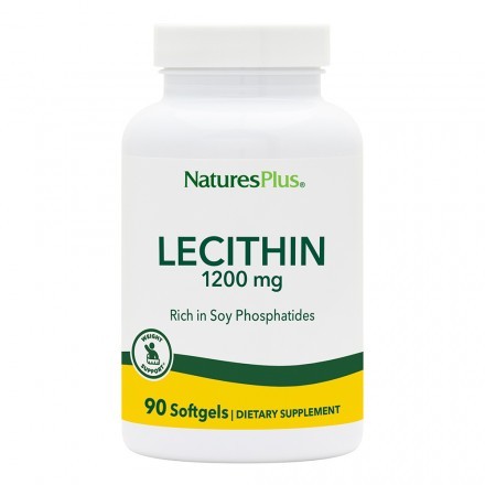 LECITHIN 1200 mg 90 μαλακές κάψουλες - Natures Plus