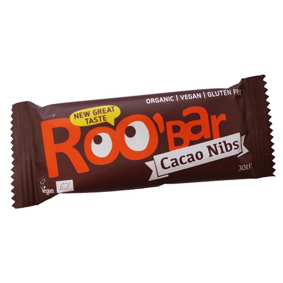 Μπάρα με Cacao Nibs (30γρ) - Roobar