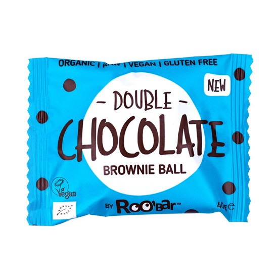 Brownie Ball με Διπλή Σοκολάτα (40γρ) - Roobar