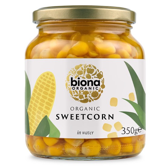 Γλυκό Καλαμπόκι σε βάζο - Sweetcorn 350gr - Biona