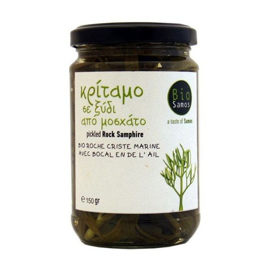 Κρίταμο σε ξύδι από μοσχάτο 150gr Bio-Samos