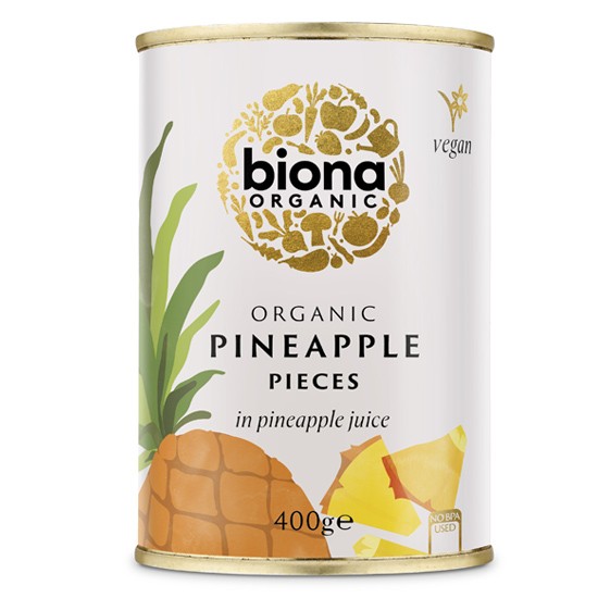 Κομμάτια Ανανά σε Χυμό (400γρ) - Biona