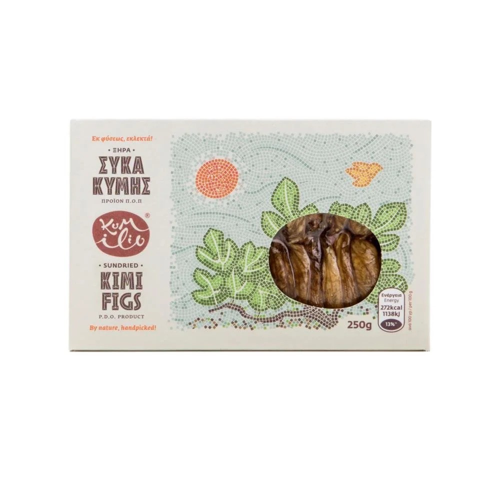 Ξερά Σύκα Κύμης Συσκευασία 250gr - KUMILIO