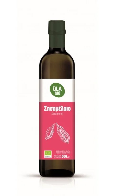 Σησαμέλαιο ψυχρής έκθλιψης ΒΙΟ 500ml - Ola Bio