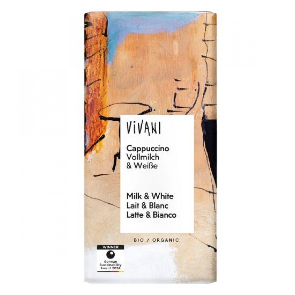 Σοκολάτα Cappuccino 100γρ - Vivani