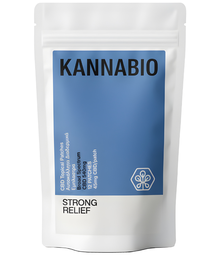 CBD Topical Patches - Αυτοκόλλητα διαδερμικά έμπλαστρα 12pcs - Kannabio