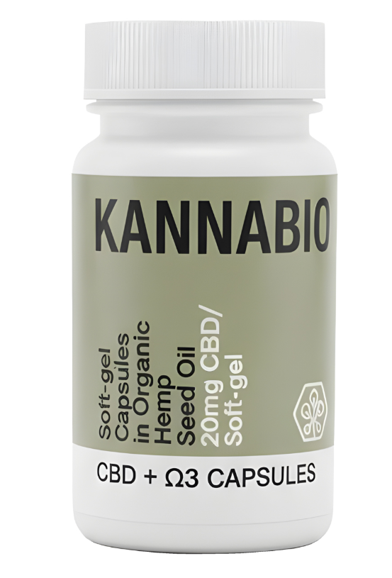 CBD & Ω3 Soft Gel Κάψουλες 30caps - KannaBio