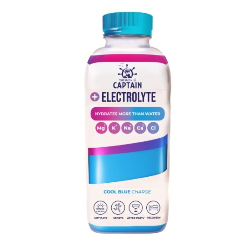 Ηλεκτρολύτες Energy Drink 'Cool Blue' 600ml - Gutsy Captain